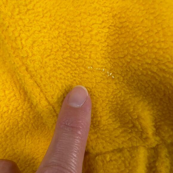 Yellow San Diego Pacific Beach Fleece Zip Up Hooded Jacket Size S - Picture 6 of 7